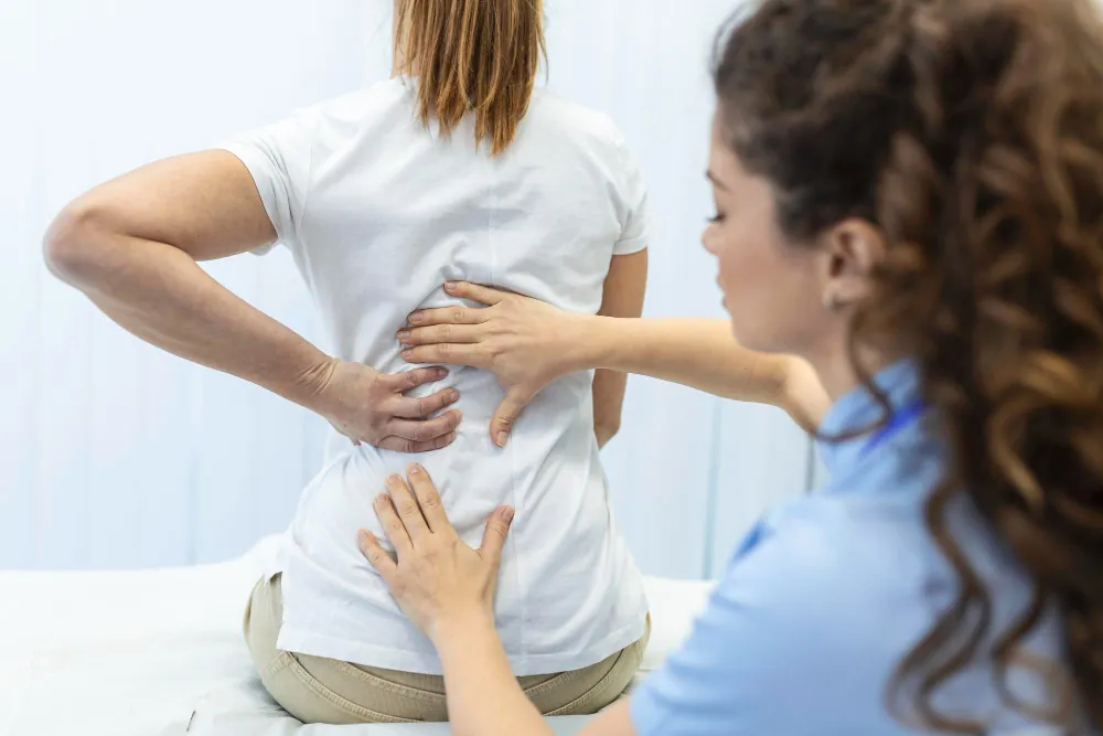 Spine surgeons in the operating room